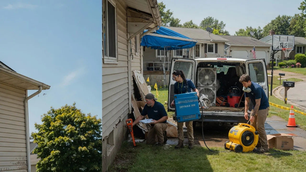 Ceiling Leak Cleanup in Emlenton, PA near me
